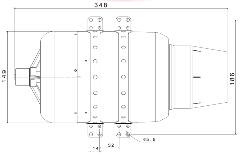 HT-400N Blueprint drawing
